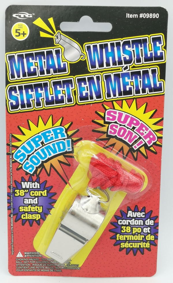 Toy Whistle Metal 2" [09890]