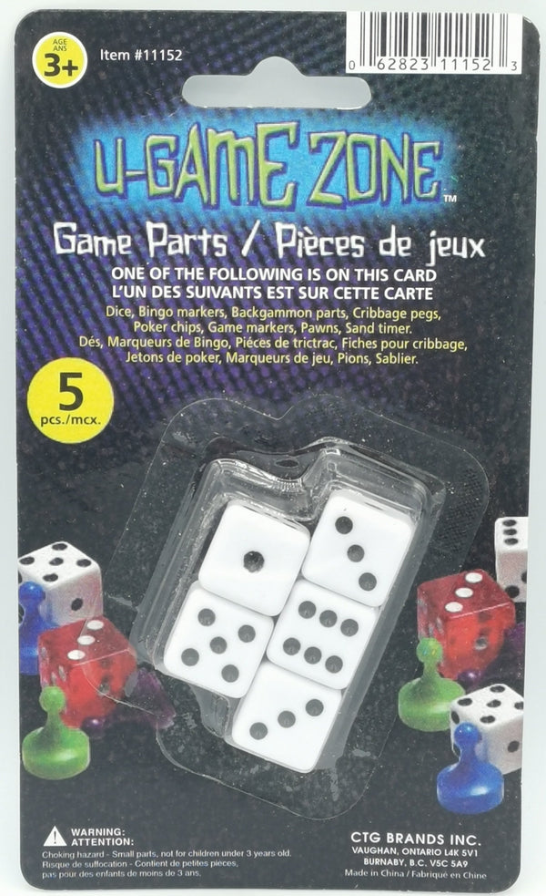 Toy U Game Dice 5pcs [11152]