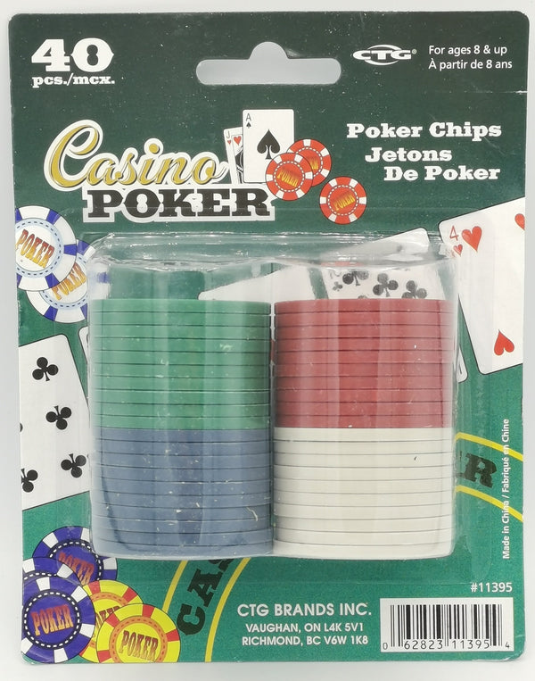 Toy Poker Chips 40pcs [11395]