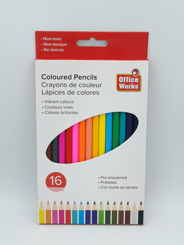 Pencil Coloring Pencils 16pcs [20532]