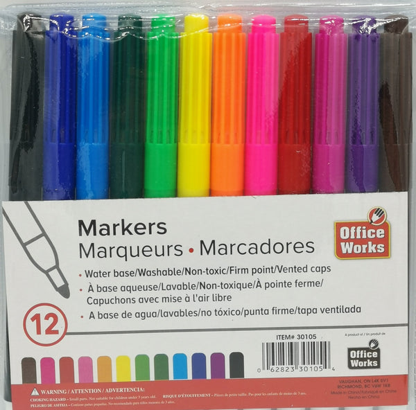 Marker 12pcs Coloring markers [30105]