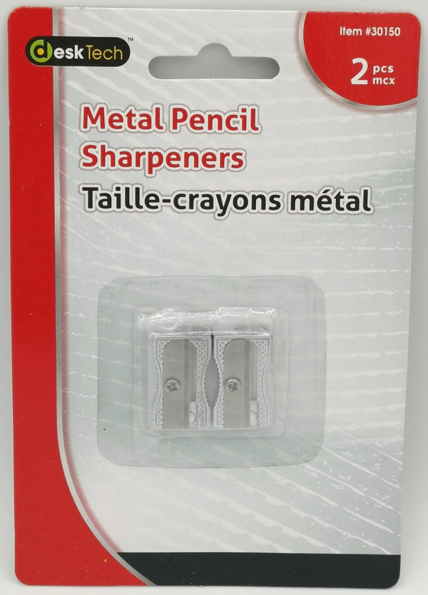 Pencil Sharpeners 2pcs metal [30150]