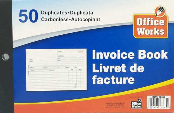 Invoice Book duplicate 50 sheet [30563]
