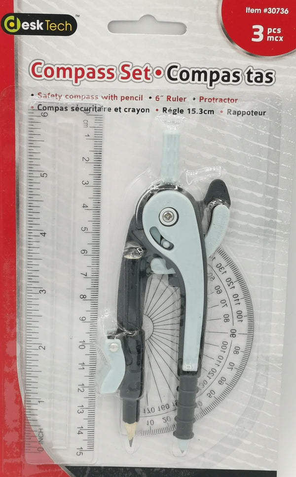 Math Set Compass & Ruler [30736]