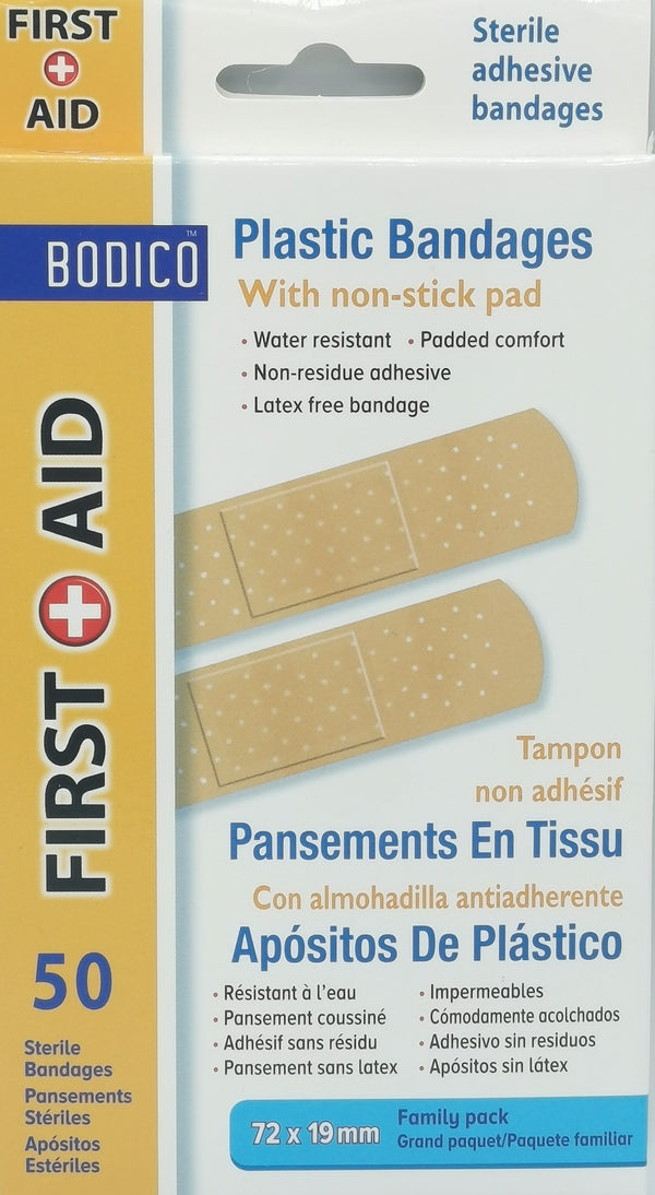 Bandage Bodico 50pcs PVC [82379]