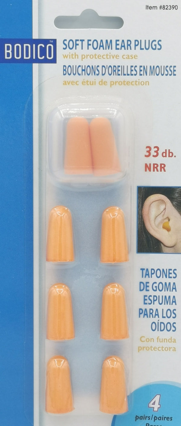 Ear Plugs 4 pairs Bodico [82390]