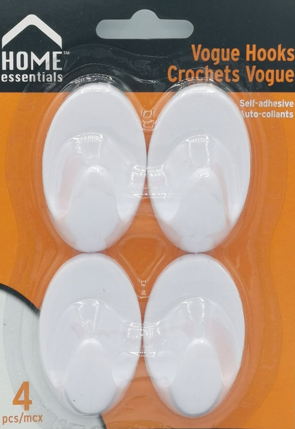 Hooks Plastic Vogue 4/pk [83341]