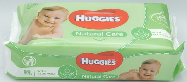 Huggies Baby Wipes 56ct Natural Care