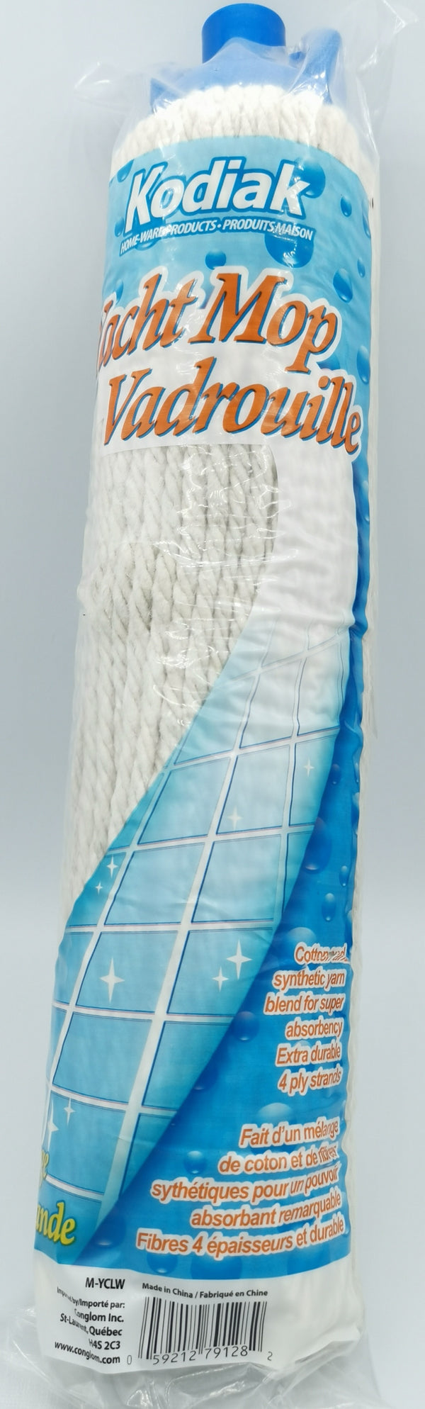 Mop, Kodiak #16 white cotton mop large