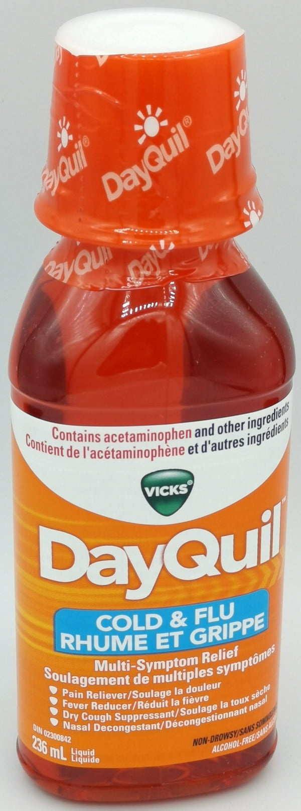 Vicks Dayquil Cold&Flu Non-Drowsy Liquid 236ml