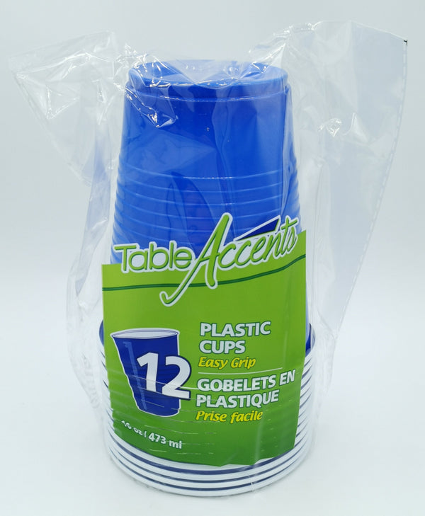 Plastic Cups 16oz*10pk, Blue