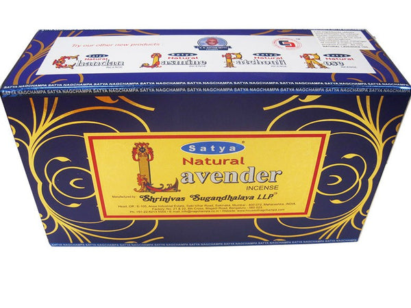 Incense Satya Natural Lavender 12x15g