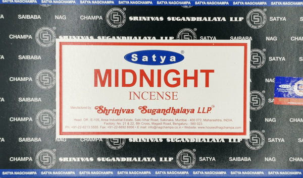 Incense Satya Midnight 12x15g