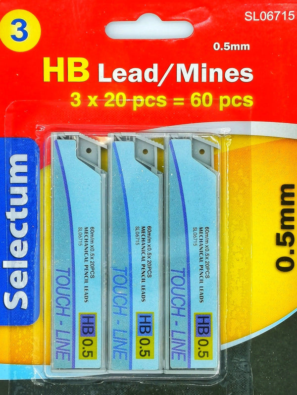 Leads, HB 0.5mm 3x20pcs