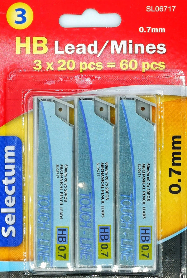 Leads, HB 0.7mm 3x20pcs