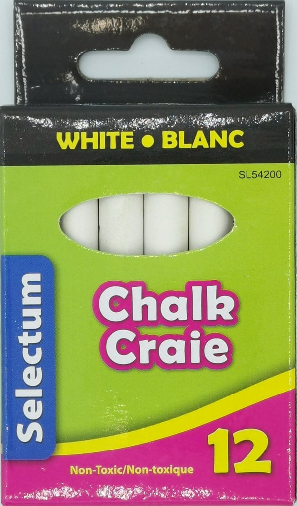 Chalk, White Chalk 12/pk [SL54200]