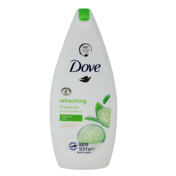 Dove Body Wash 500ml Cucumber Tea