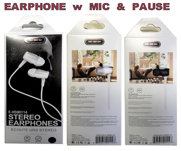 Stereo Earphone, Thunder Bay  [EHS90100]