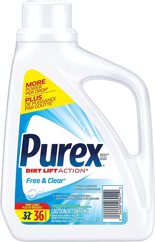 Laundry Purex Dirt Lift Action Free&Clear 1.28L