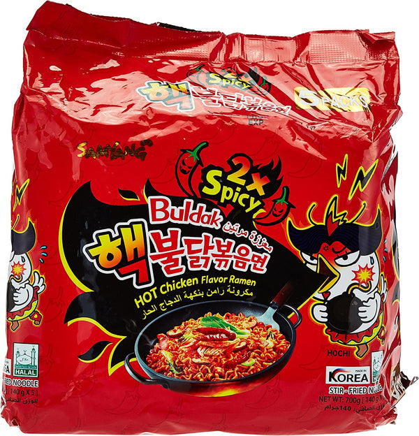 Samyang Spicy Chicken Noodles, Double Spicy