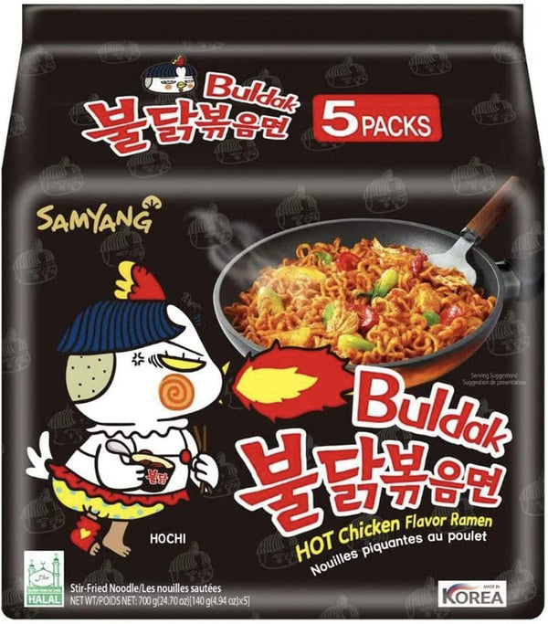 Samyang Spicy Chicken Noodles, Hot Spicy