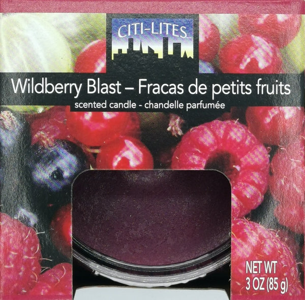 Candle, 3 oz scented Wild Berry Blast