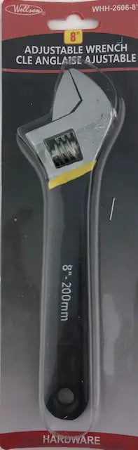 Wrench, 8" adjustable wrench [WHH2606-8"]