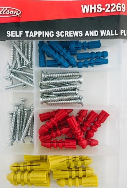 Self Tapping Screws&Wall Plugs Kit [WHS2269]