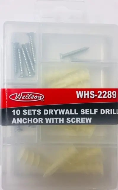 Drywall anchor and screw kit [WHS2289]