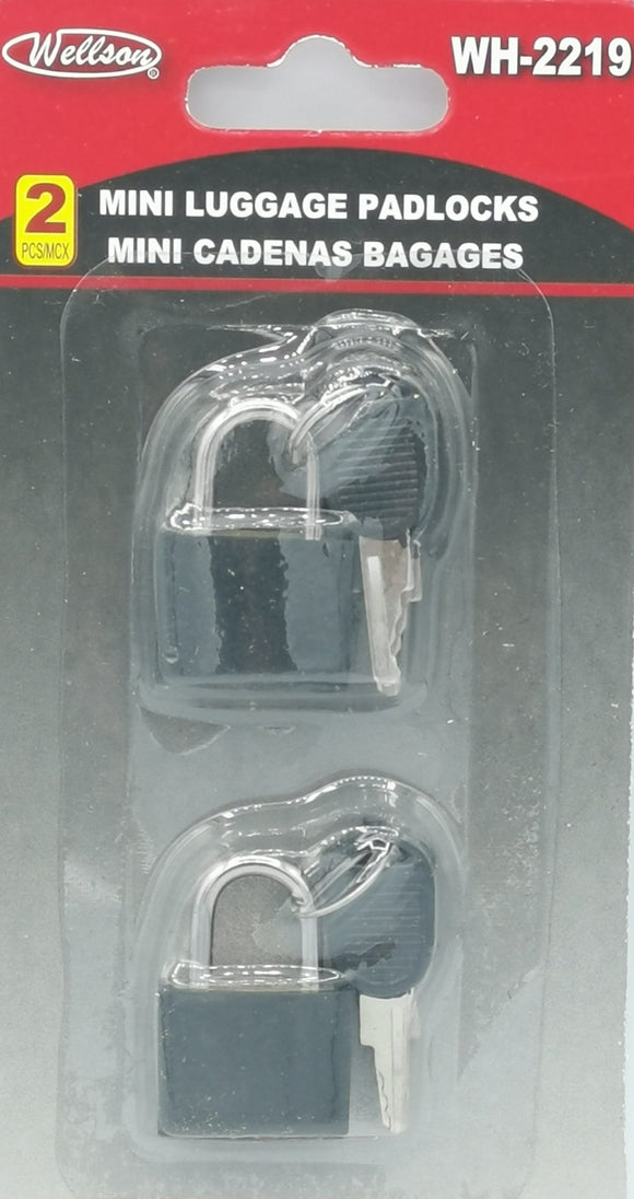 Locks, Luggage lock 2/pk [wh2219]