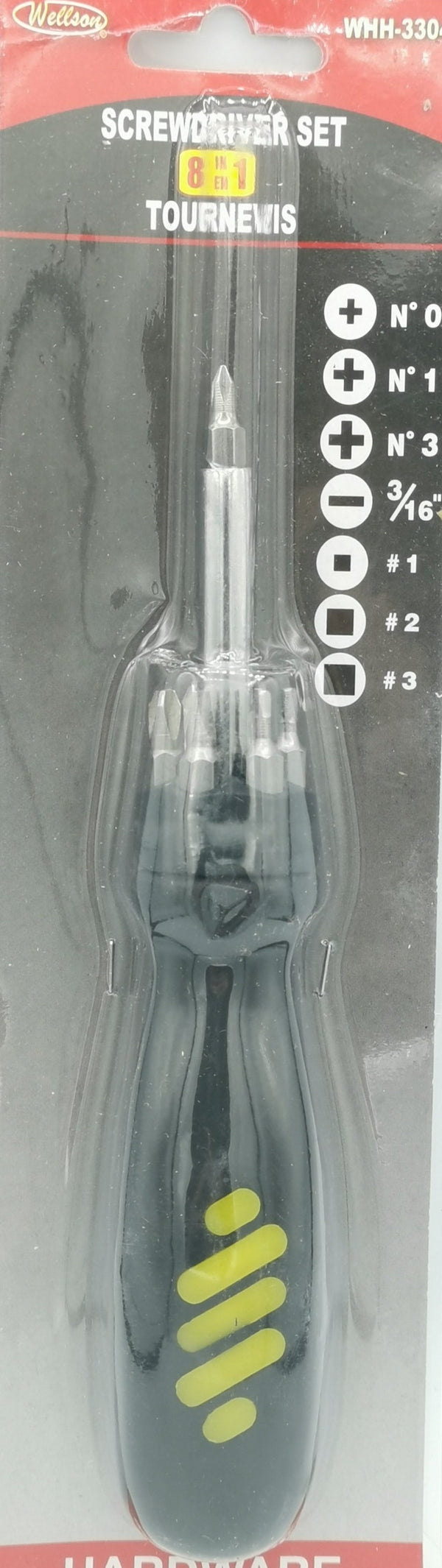 Screwdriver, 8 in 1 screwdriver [whh3304]