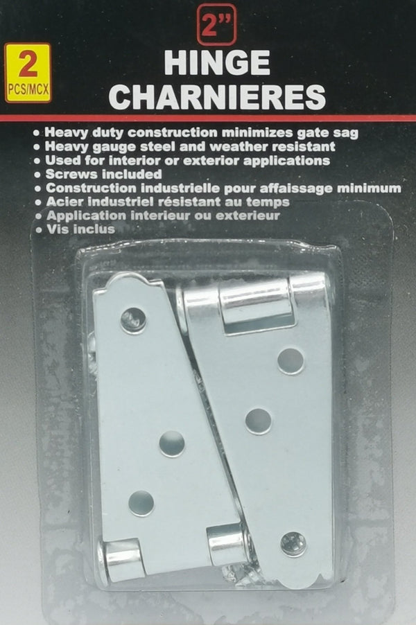 Hinge with screws 2" 2pcs [whh3400]