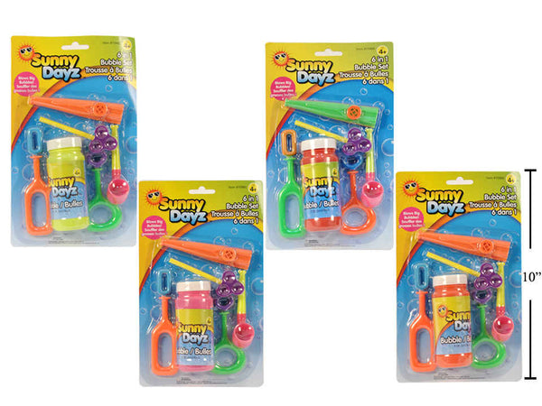 Sunny Dayz 6in1 Bubble Set [15960]