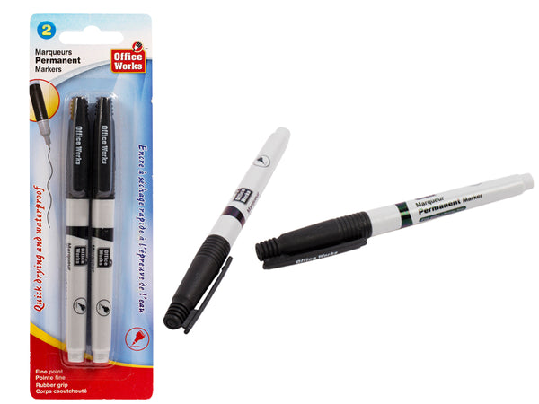 Marker Permanent Markers Fine Point 2 pc [30452]