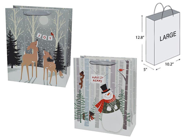 Gift Bag Large Xmas Raindeer [35202]