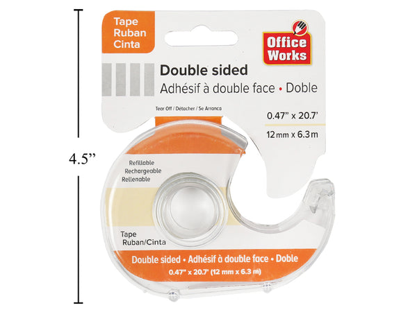 Double Sided Tape 12mmX6.3m [43296]