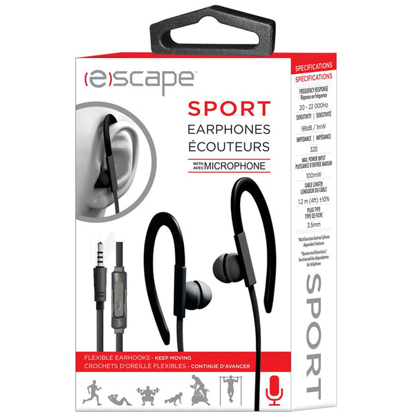 Stereo Earphone, Escape Sport In-Ear Hands free [HF957]