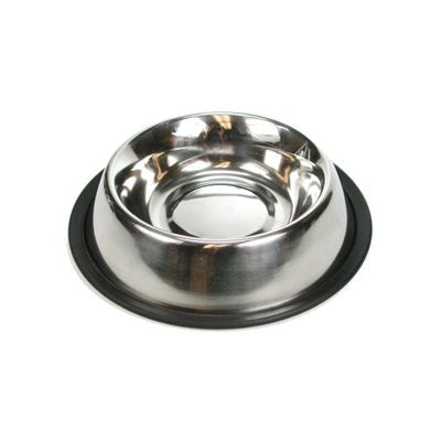 Pet Stainless Steel Round Feeding Bowl 16oz (PEO-805M)