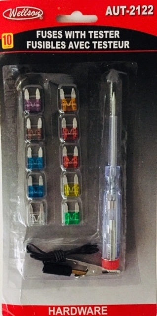 Tester with 10 pcs Fuses [AUT2122]