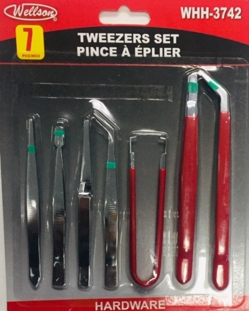 Tweezers Set 7 pcs [WHH3742]